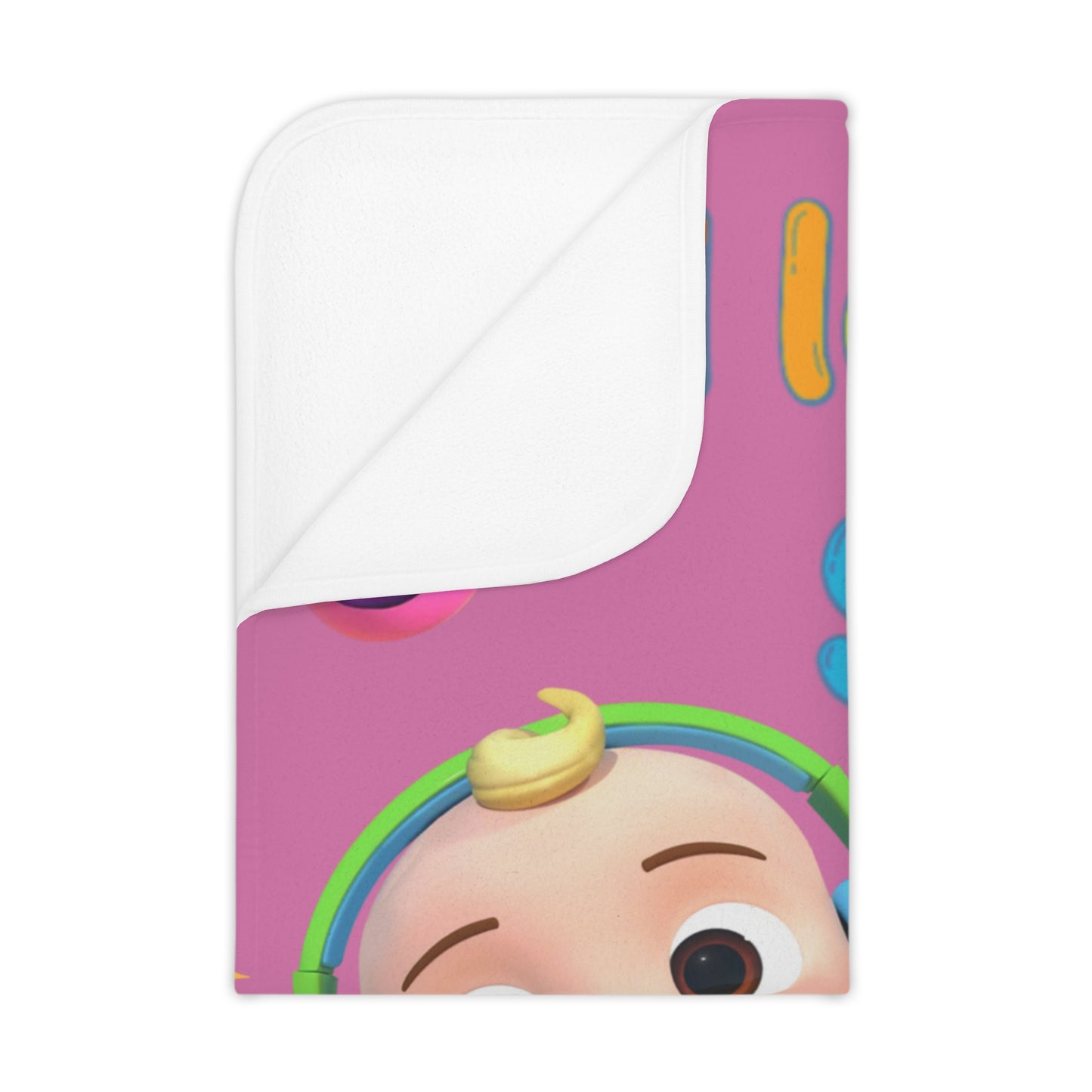 Toddler Baby Girl Blanket - 'I Love Live Sleep' Fun and Colorful