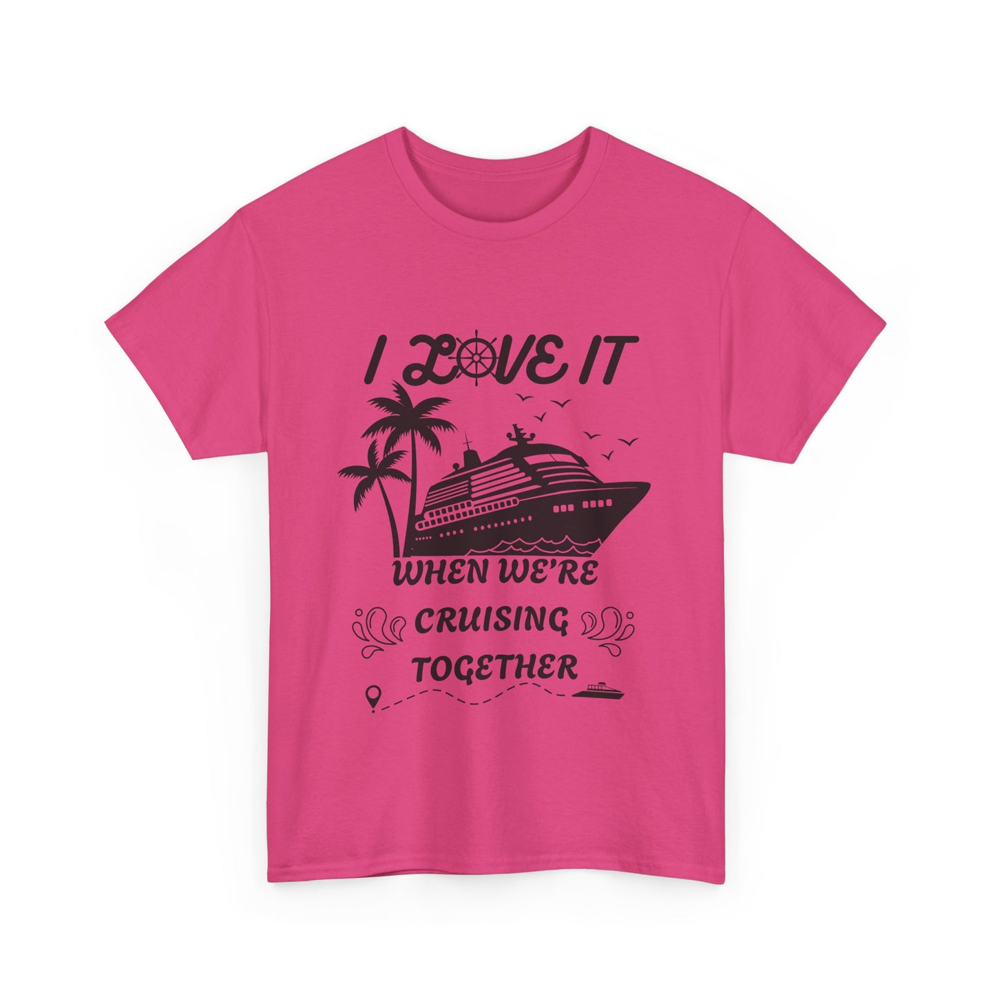 Cruise Together Unisex Heavy Cotton Tee Vacation Shirt