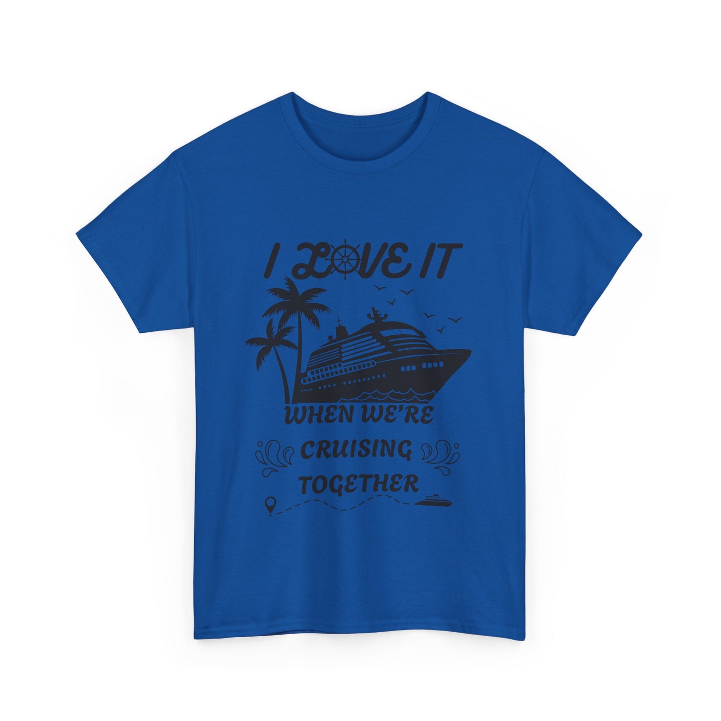 Cruise Together Unisex Heavy Cotton Tee Vacation Shirt