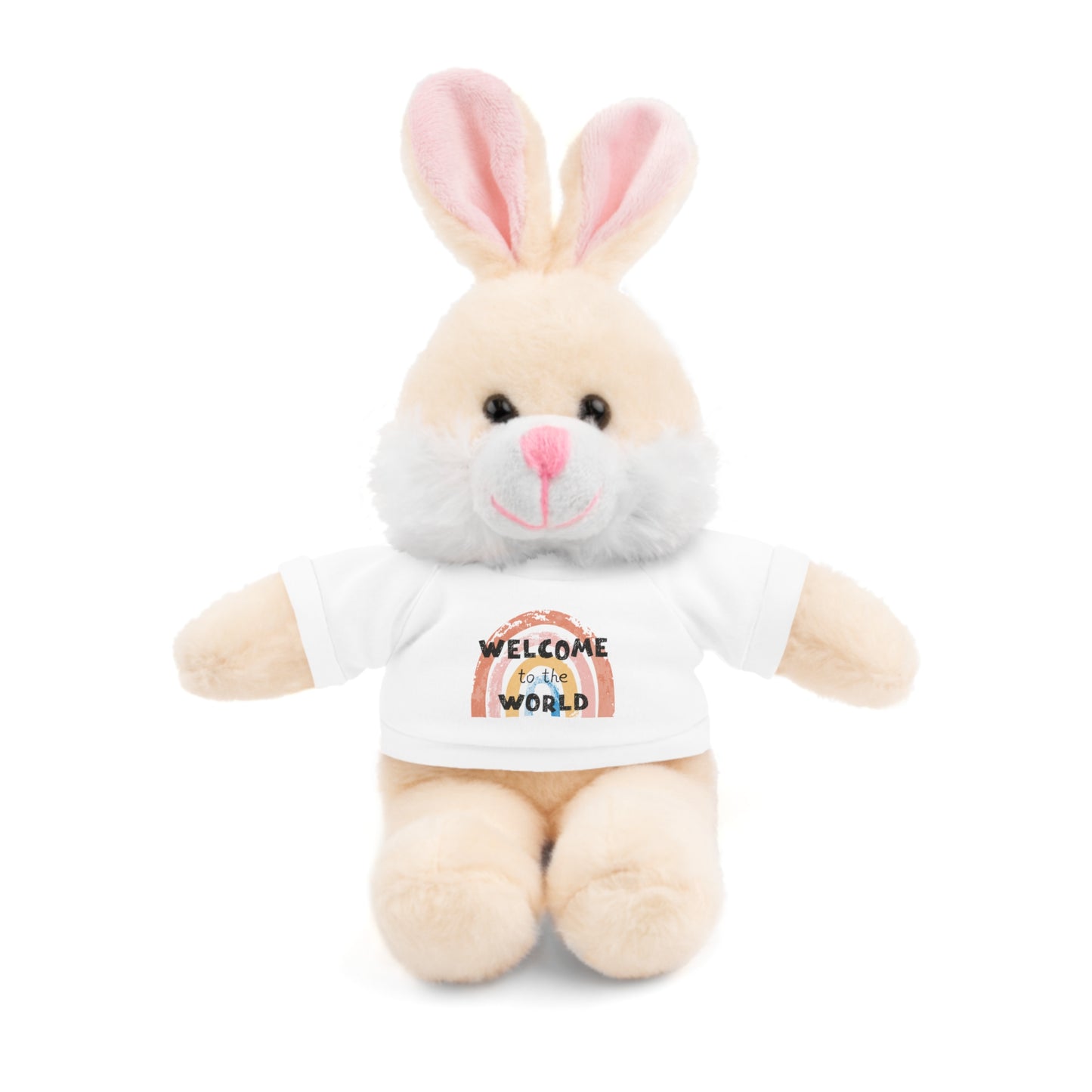 Welcome to the World baby girl Stuffed Animal Teddy Bear - Adorable Gift for Newborns & Celebrations