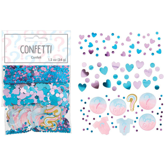 Gender reveal confetti