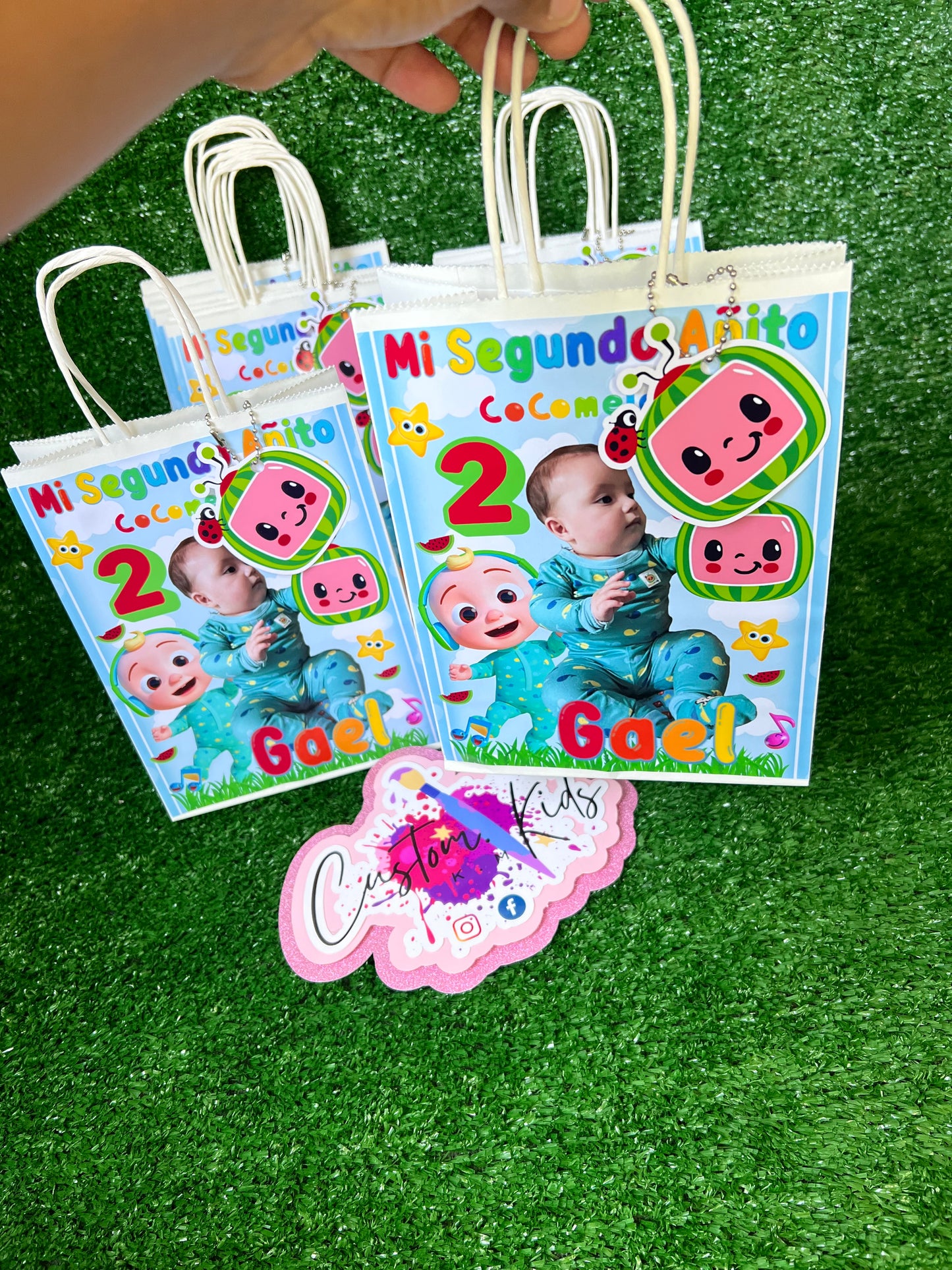 12 Custom Party Bags