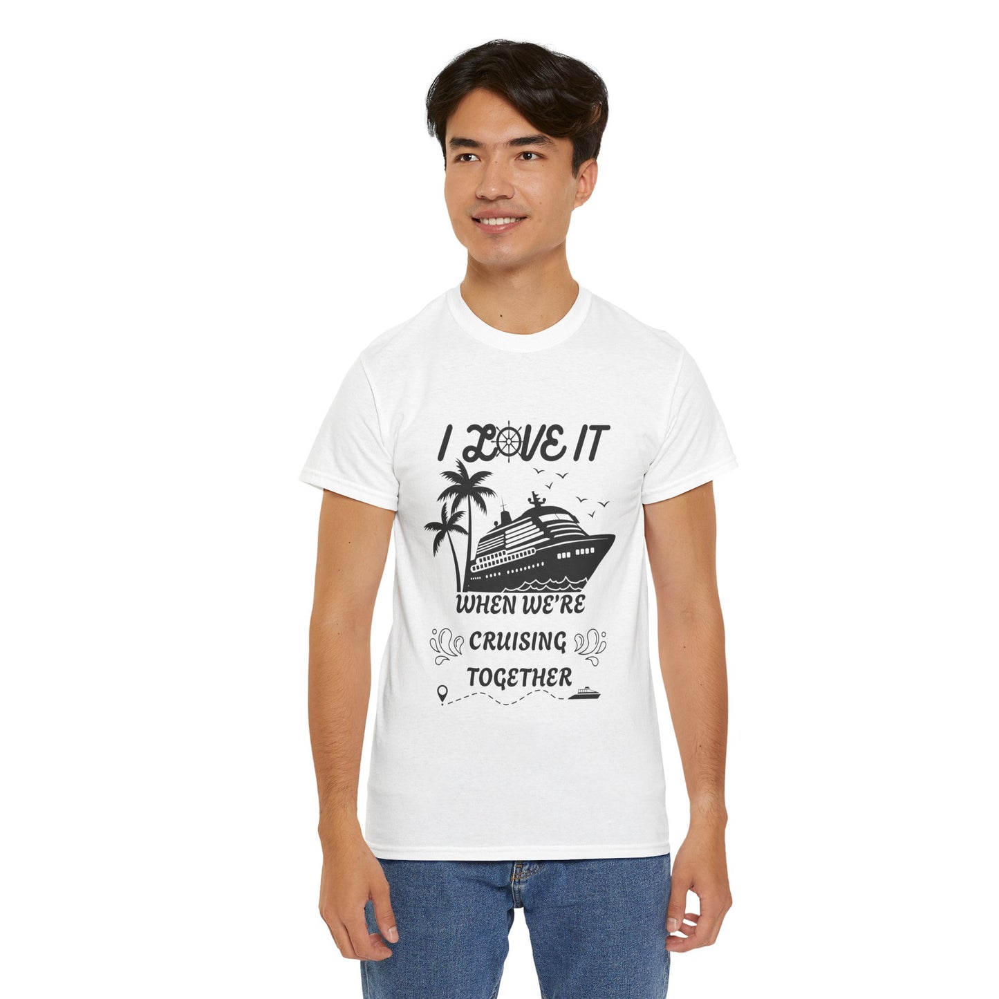 Cruise Together Unisex Heavy Cotton Tee Vacation Shirt