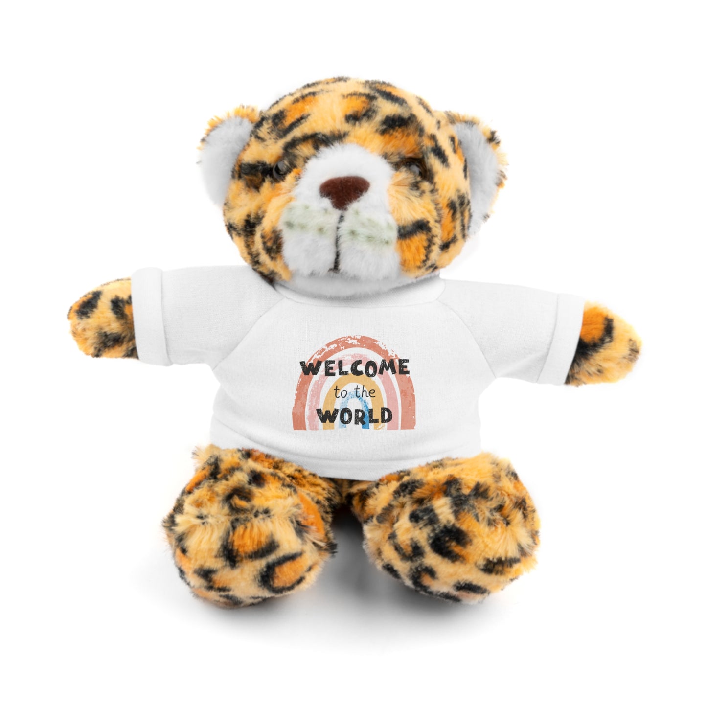 Welcome to the World baby girl Stuffed Animal Teddy Bear - Adorable Gift for Newborns & Celebrations
