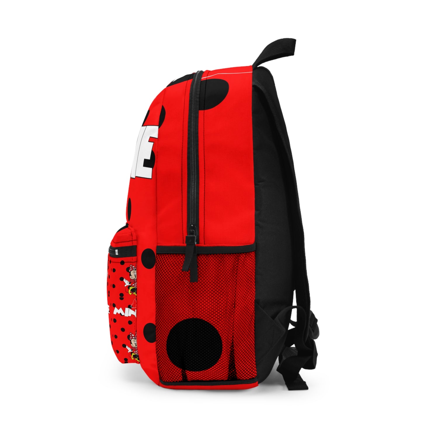 Minnie Mouse Backpack - Cute Red Polka Dot Bag for Kids