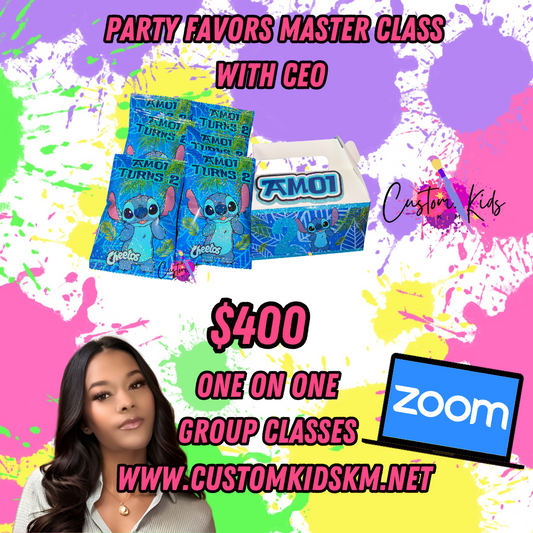 PARTY FAVORS MASTER CLASS