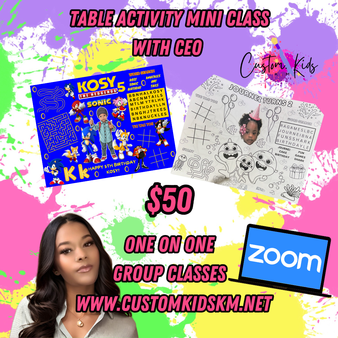 TABLE ACTIVITY BOOKS MINI CLASS