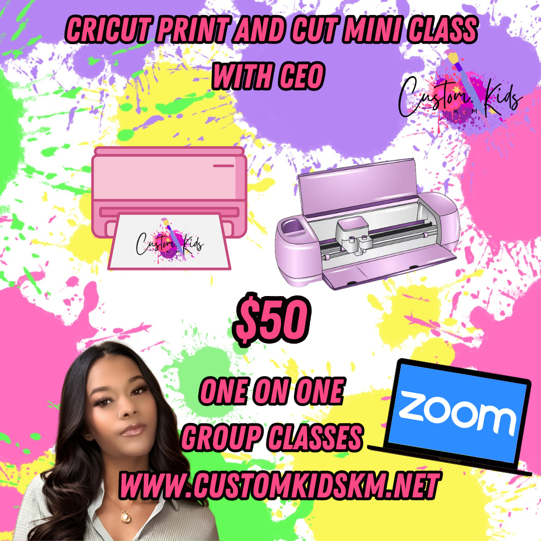 CRICUT PRINT AND CUT MINI CLASS
