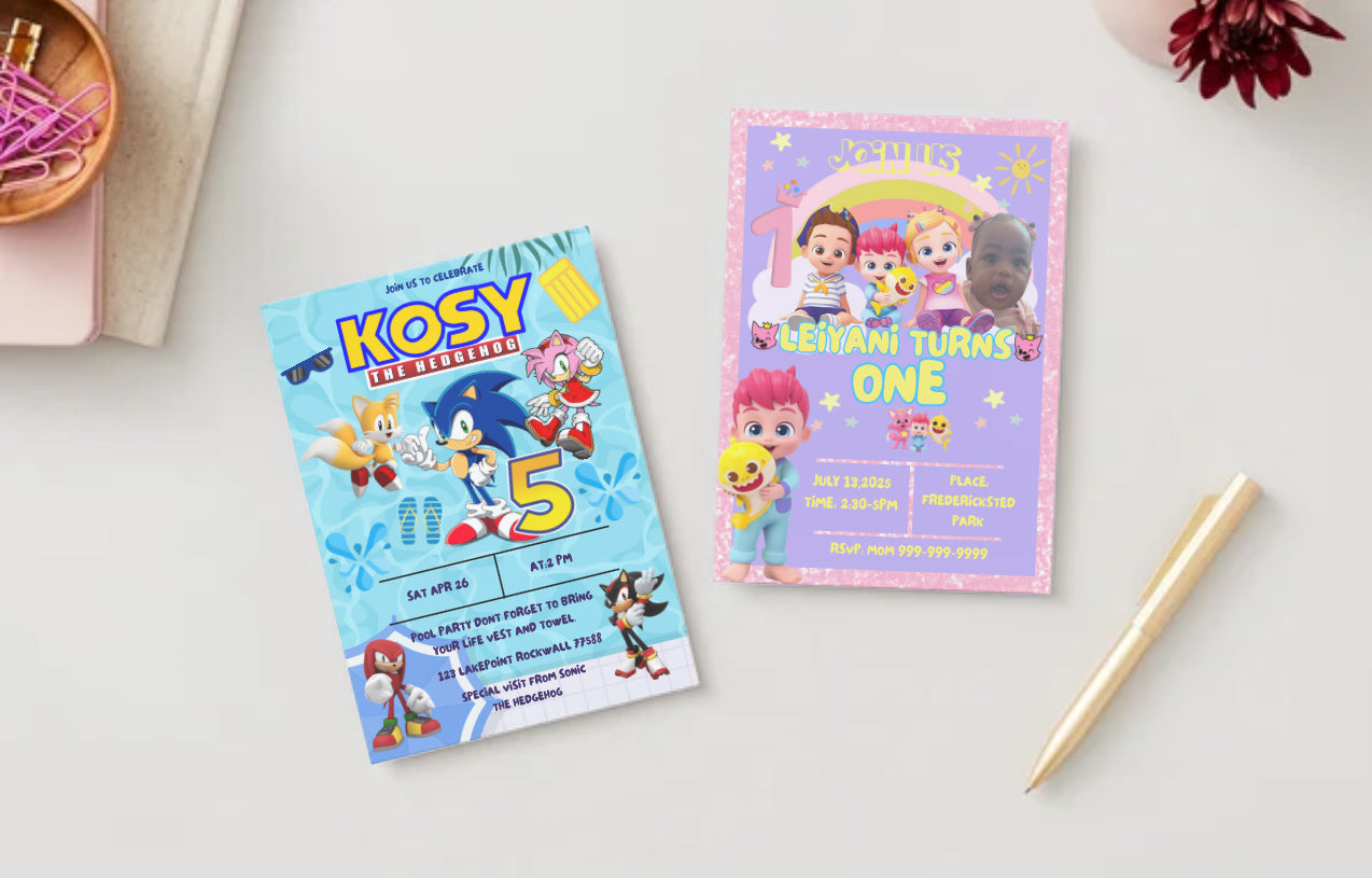 Digital invitations