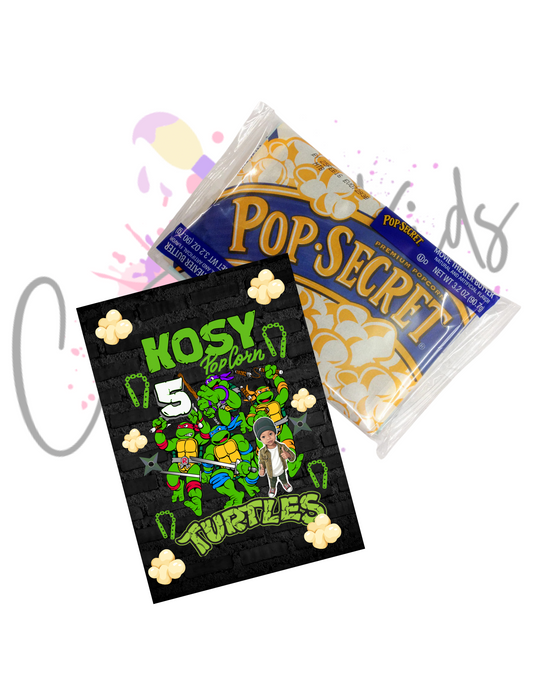12 CUSTOM MICROWAVE POPCORN