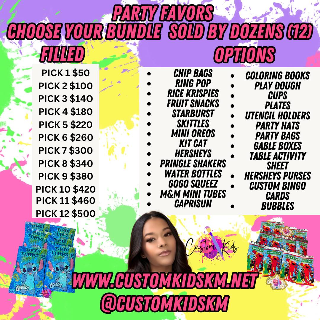 FILLED PARTY FAVORS BUNDLE