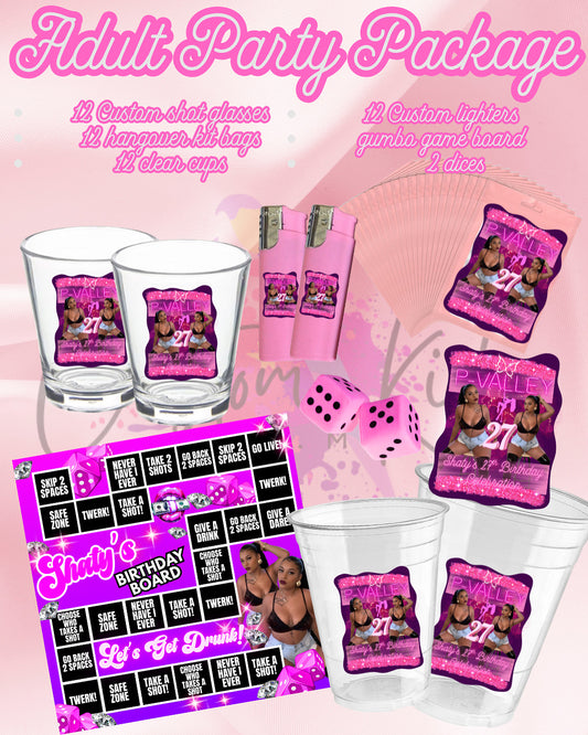 50p Adult Party Package