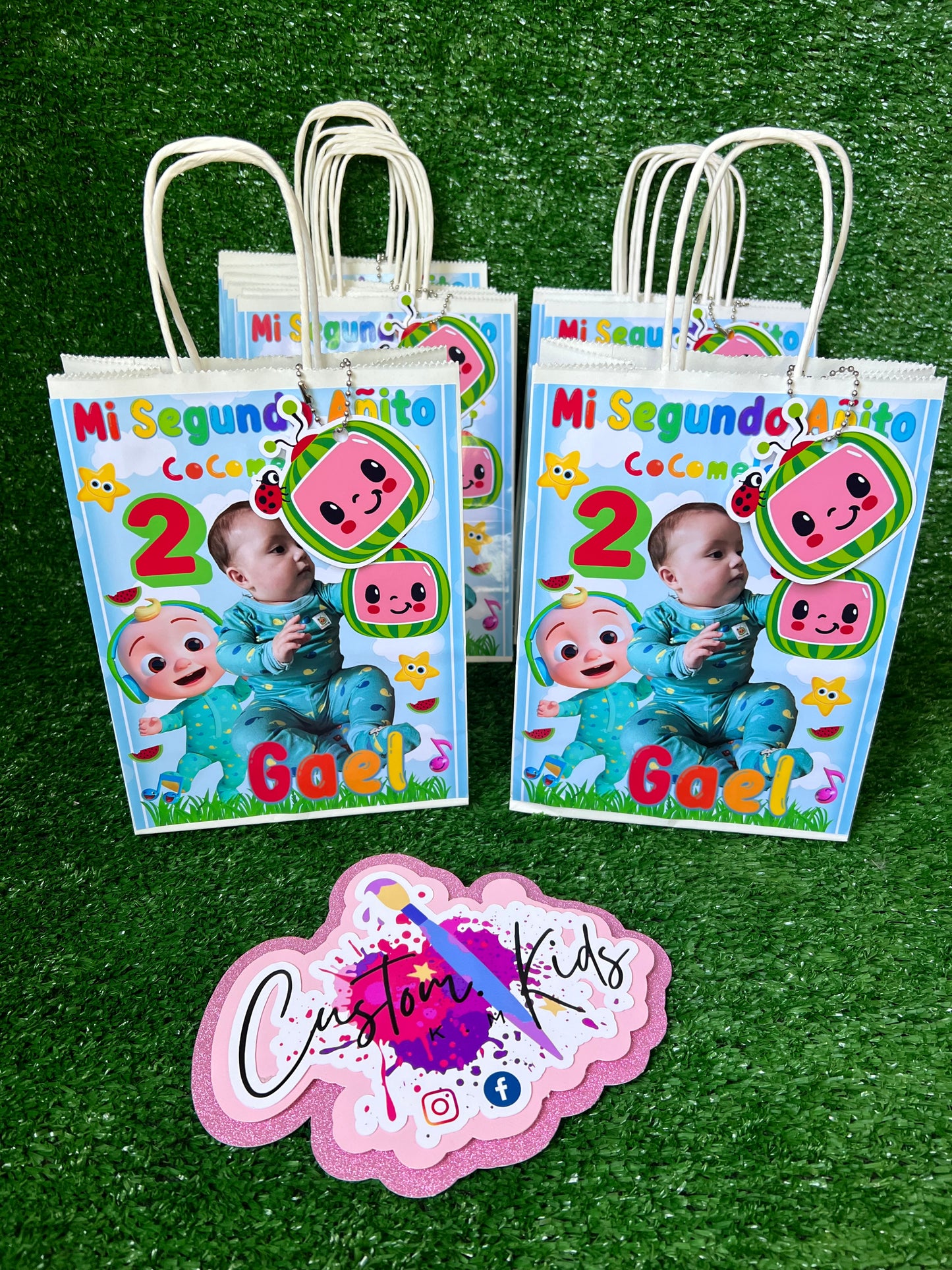 12 Custom Party Bags