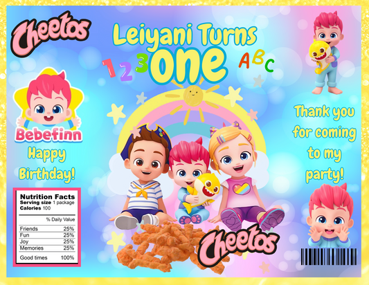 Digital Bebefin chip bag